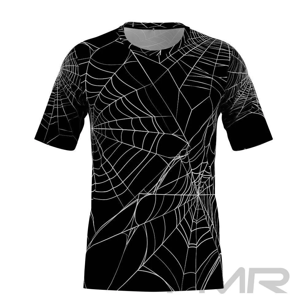 FMR Men's Spider Web Short Sleeve Running Shirt