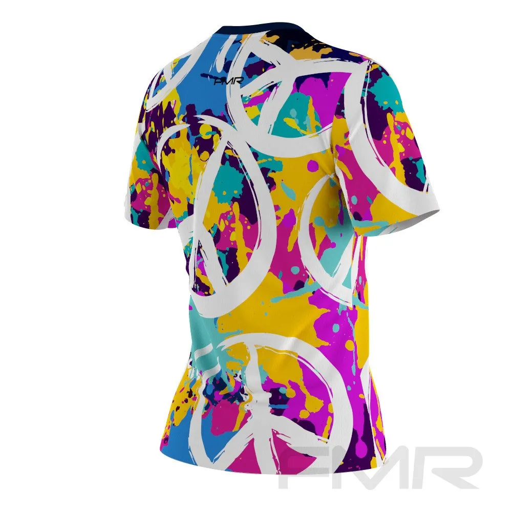 FMR Women's Printed Short Sleeve Running Shirt