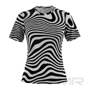 FMR Women's Zebra Short Sleeve Running Shirt