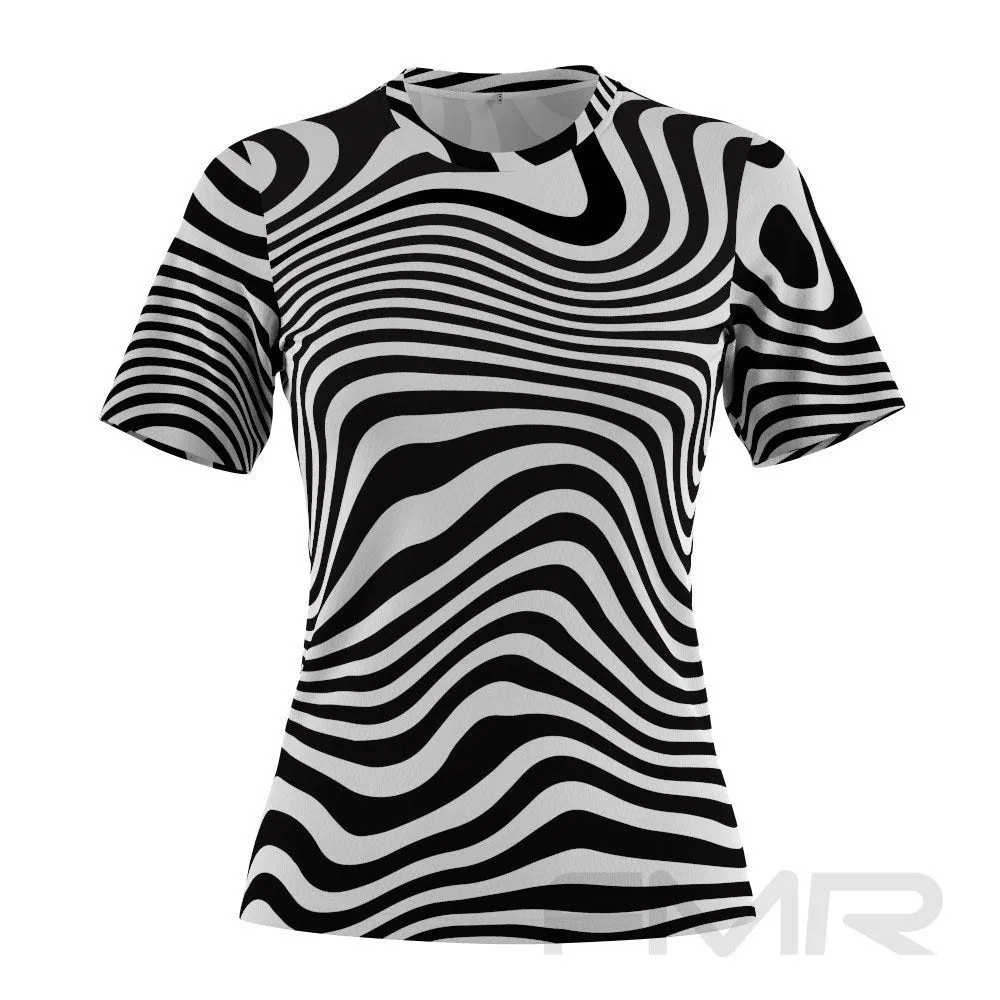 FMR Women's Zebra Short Sleeve Running Shirt