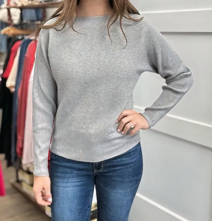 Gentry Elegant Ribbed  Sweater