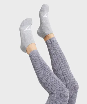 Gymshark Trainer Socks (3Pk) - Grey