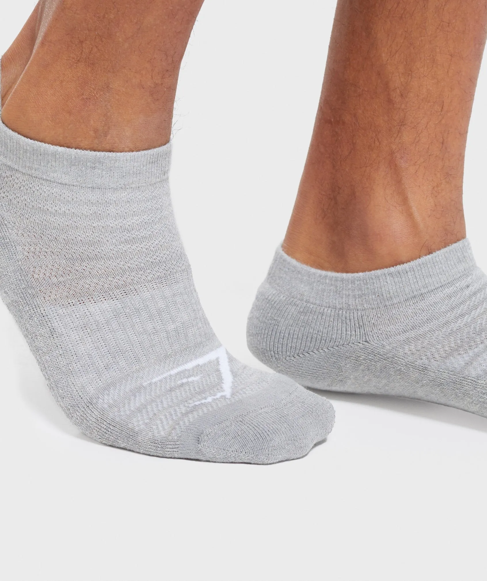 Gymshark Trainer Socks (3Pk) - Grey