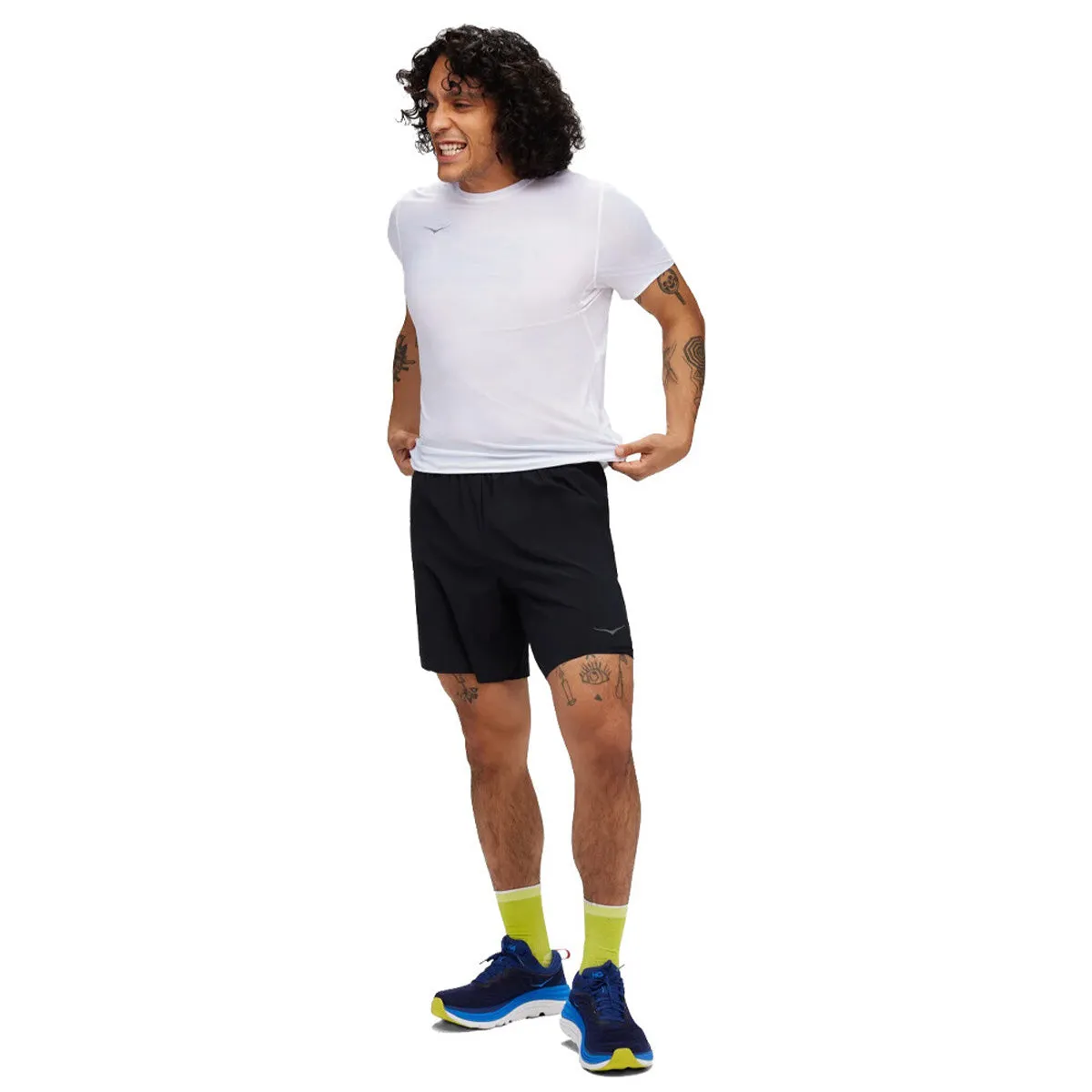 Hoka Glide 7 Short 2 In 1 Mens | Black