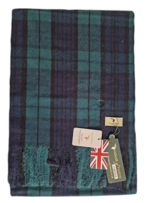 House of Tweed Scarf Tartan Green