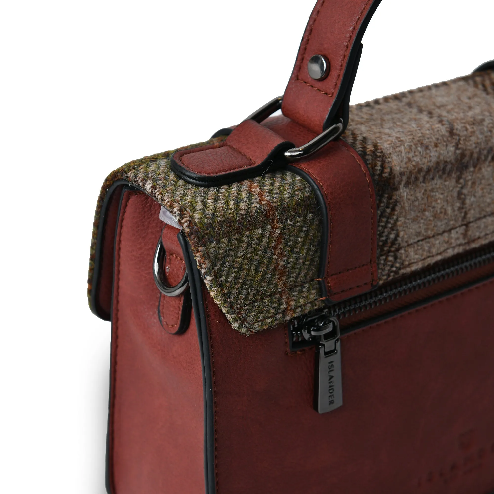 Islander® Medium Satchel with Harris Tweed®