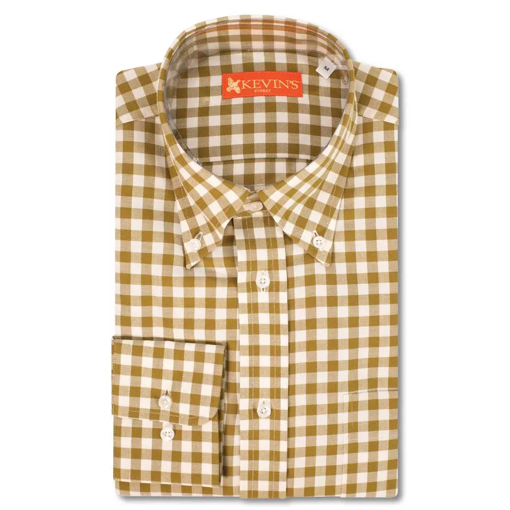 Kevin's Finest 100% Cotton Gingham Shirts