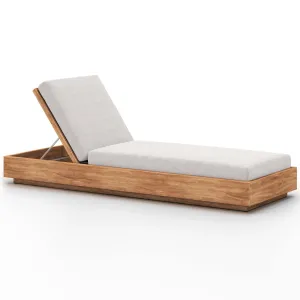 Kinta Outdoor Chaise, Stone Grey