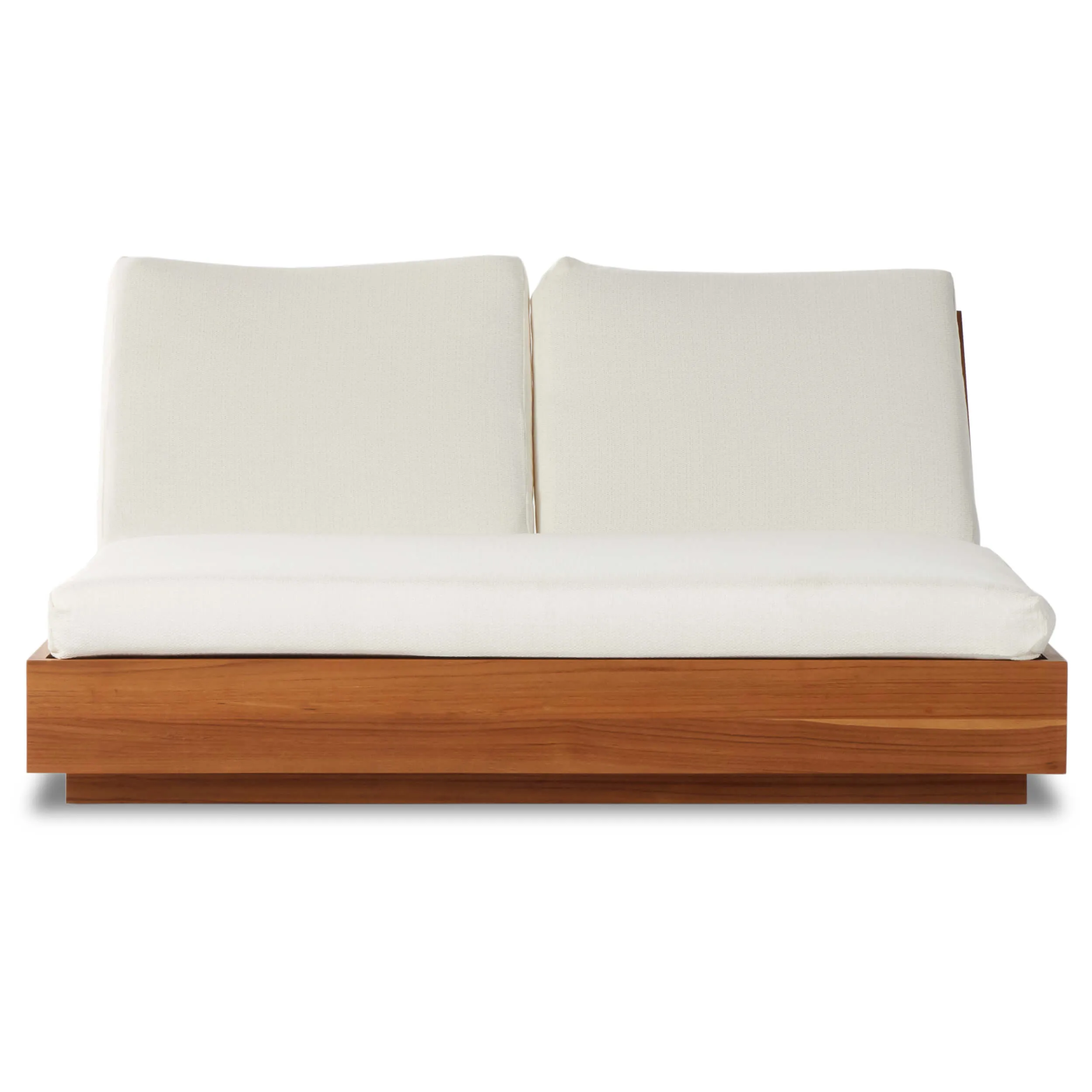 Kinta Outdoor Double Chaise, Faye Cream