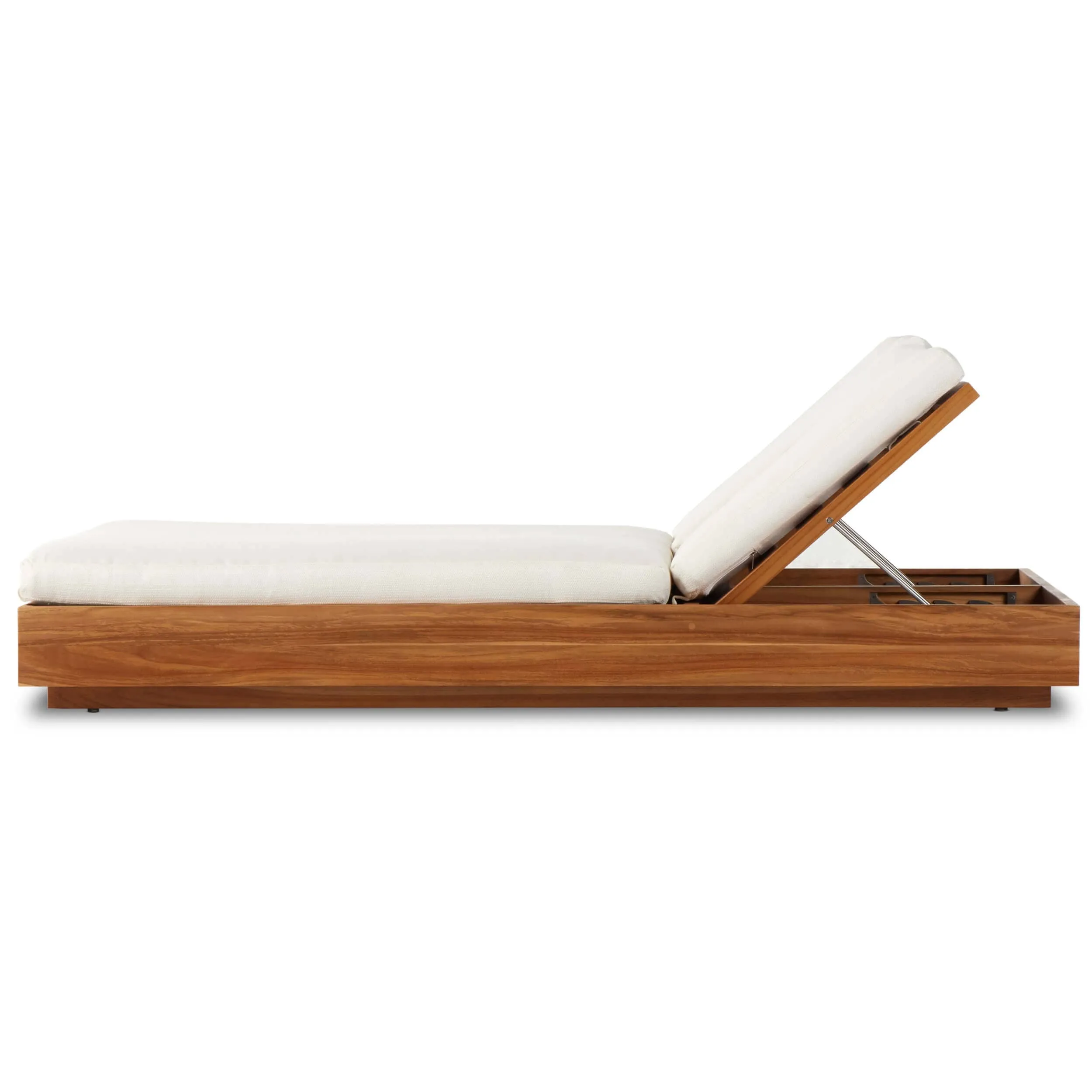 Kinta Outdoor Double Chaise, Faye Cream