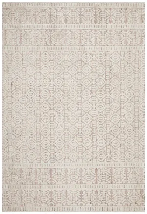 Levi Peach Ivory Rug 225cm x 155cm