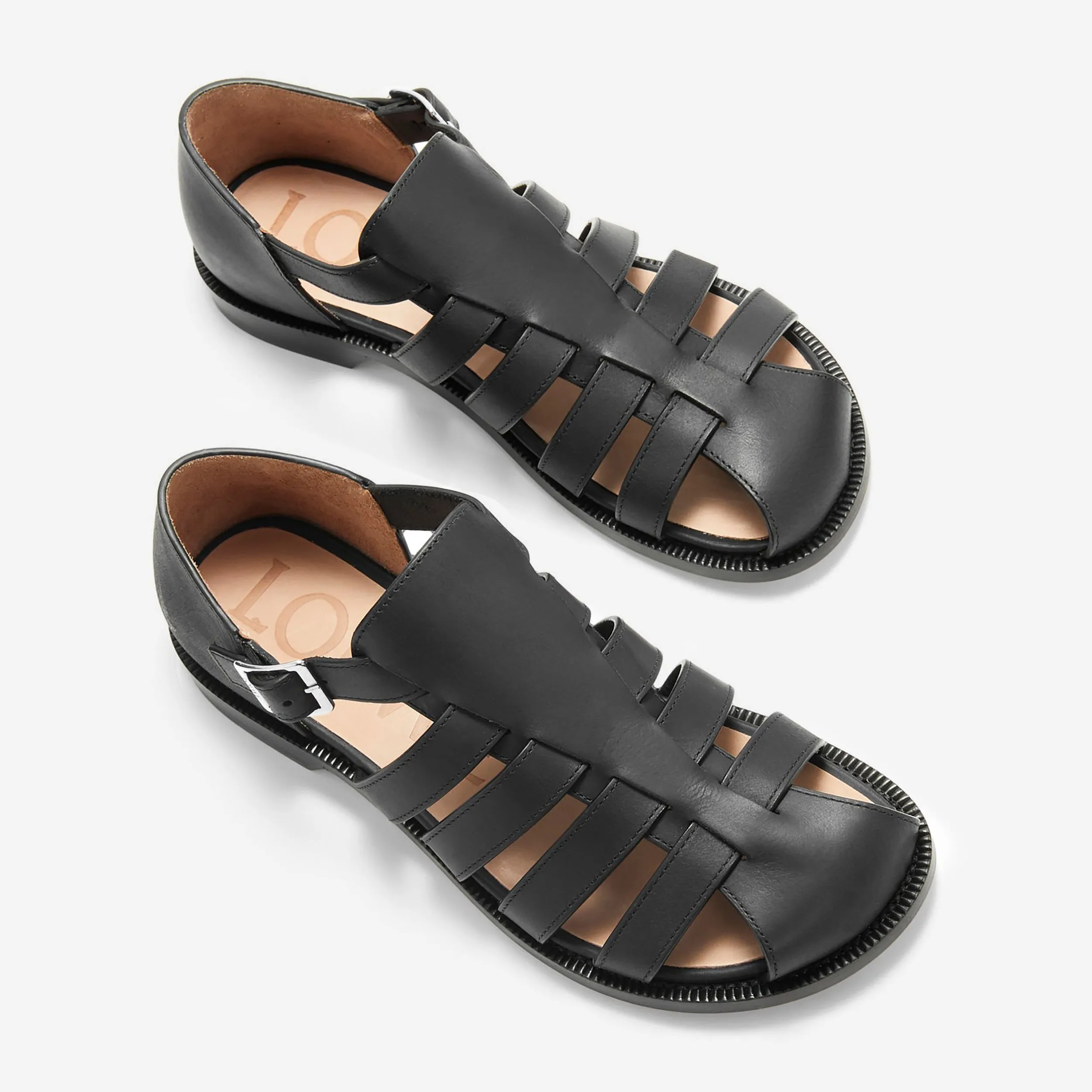 Loewe Campo Waxed Calfskin Sandal