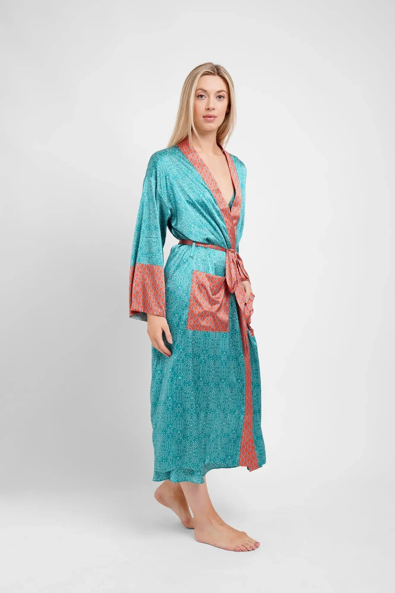 Long Robe / "Teal Stars"