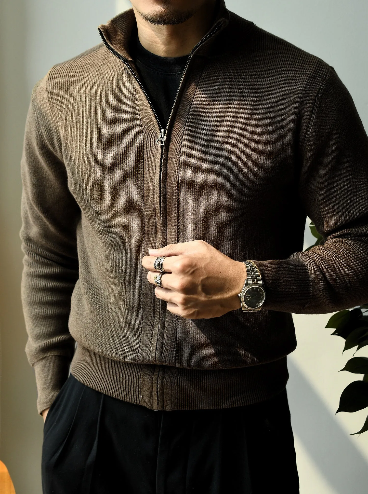 Men's Full Zip Cardigan