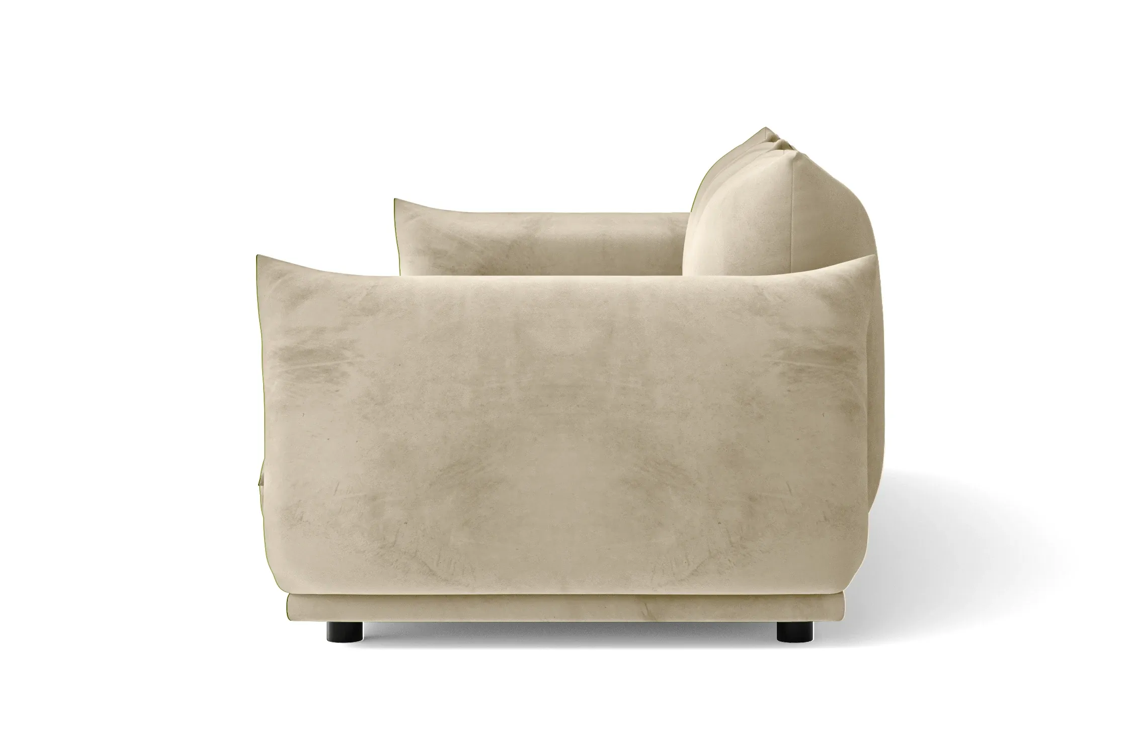 Minneapolis 2 Seater Sofa Cream Velvet