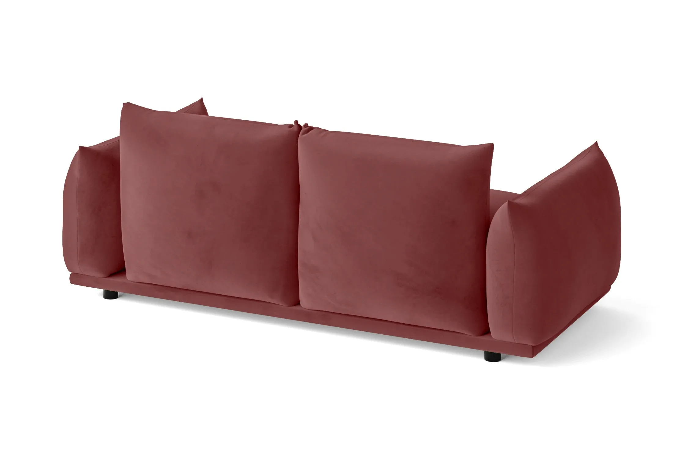 Minneapolis 2 Seater Sofa Pink Velvet