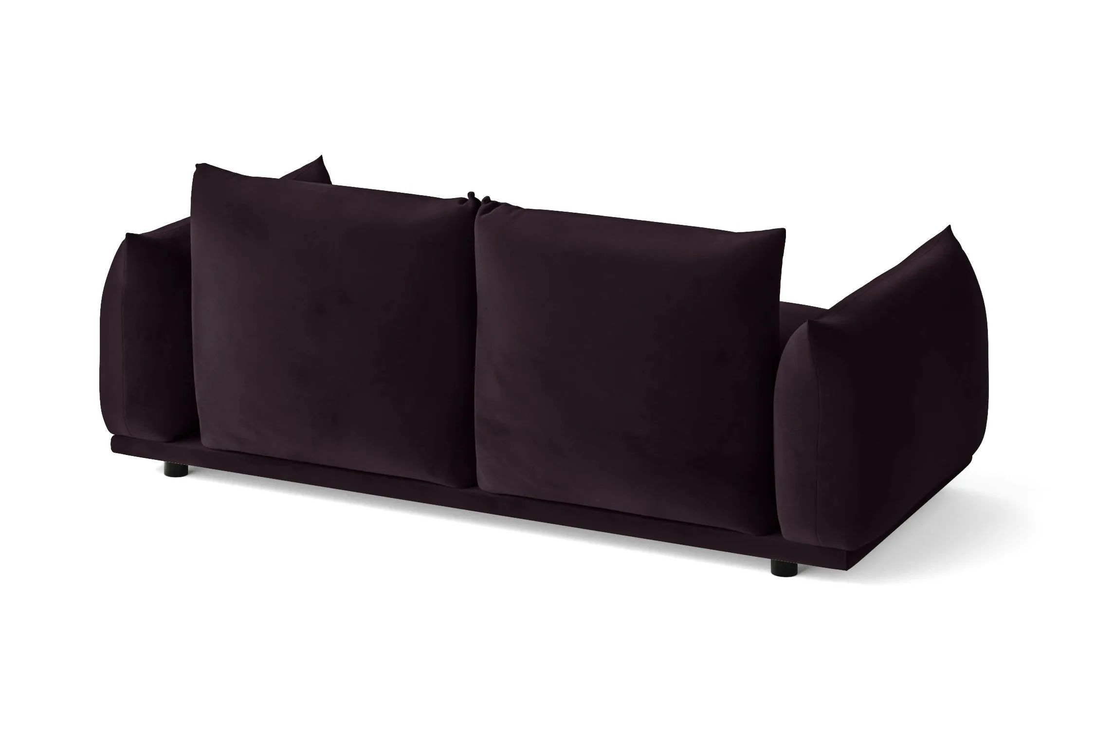 Minneapolis 2 Seater Sofa Purple Velvet