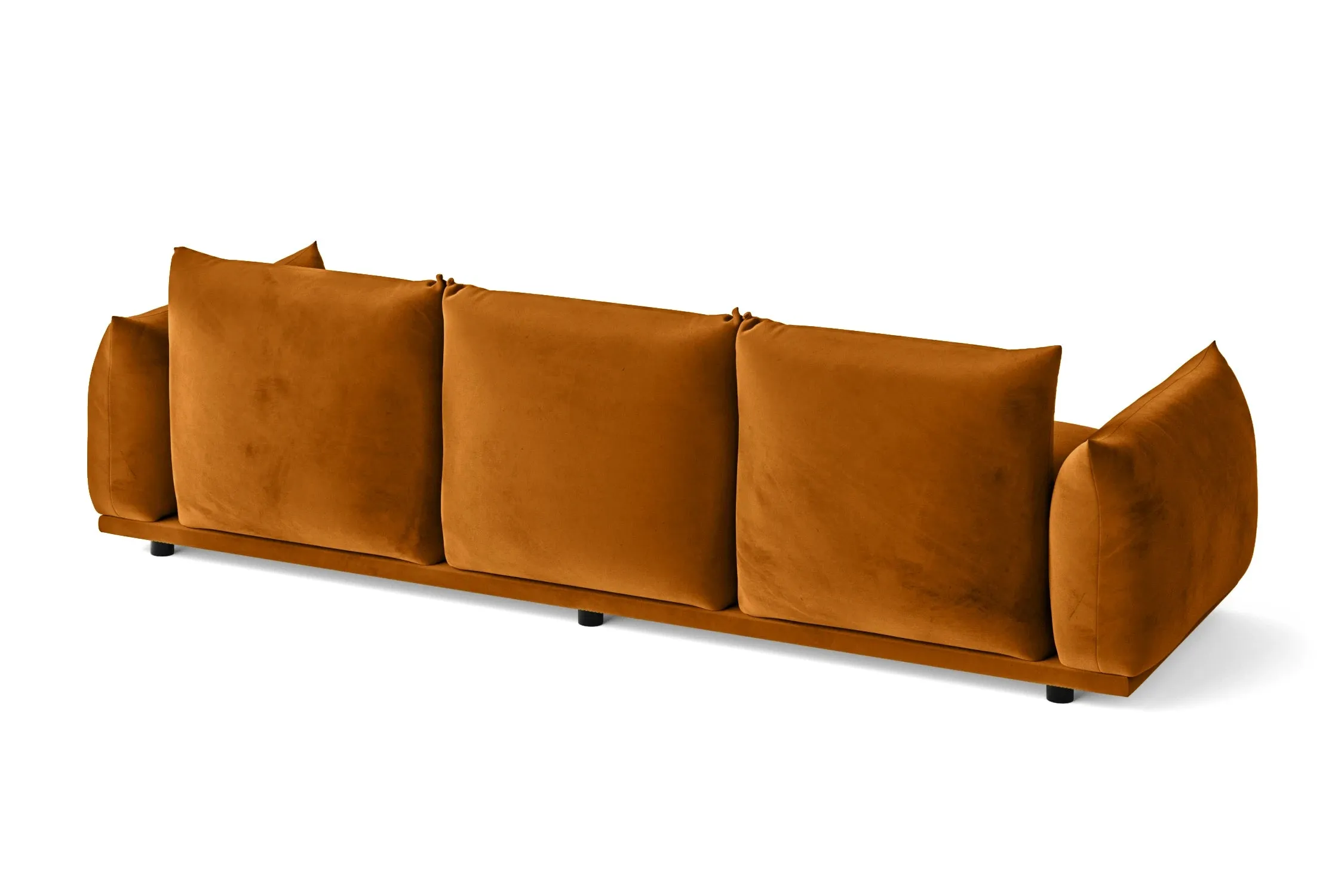 Minneapolis 3 Seater Sofa Gold Velvet