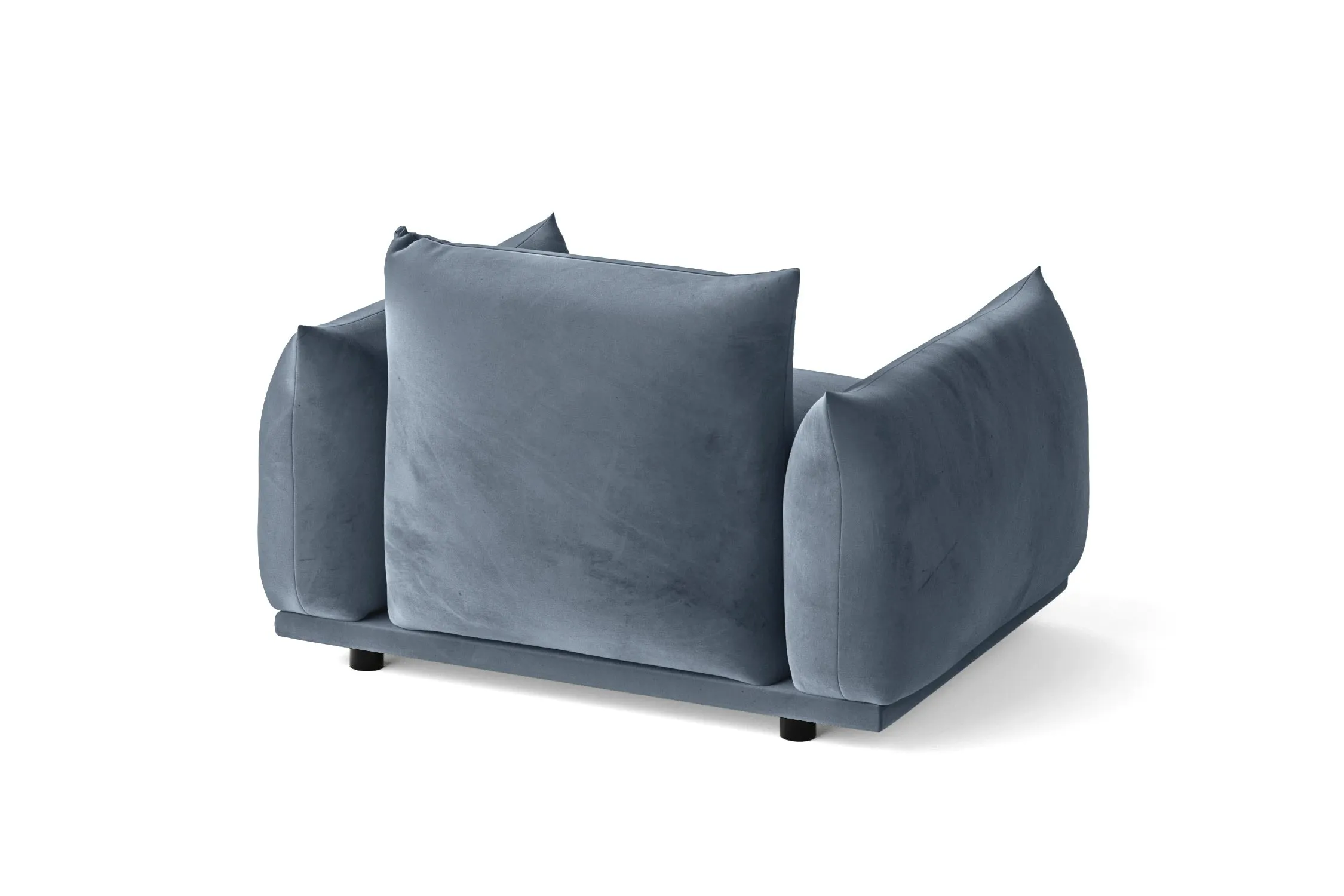 Minneapolis Armchair Baby Blue Velvet