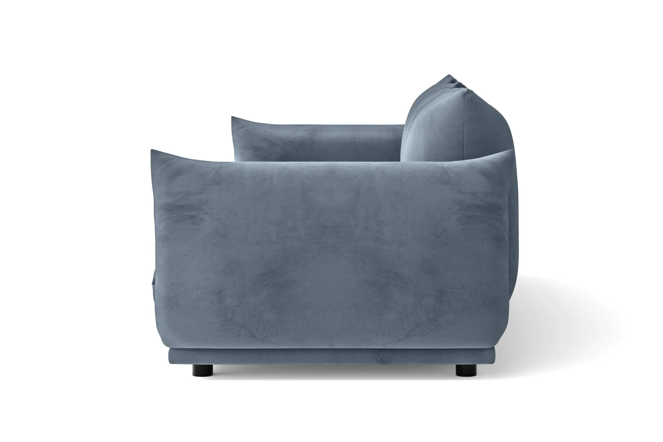 Minneapolis Armchair Baby Blue Velvet