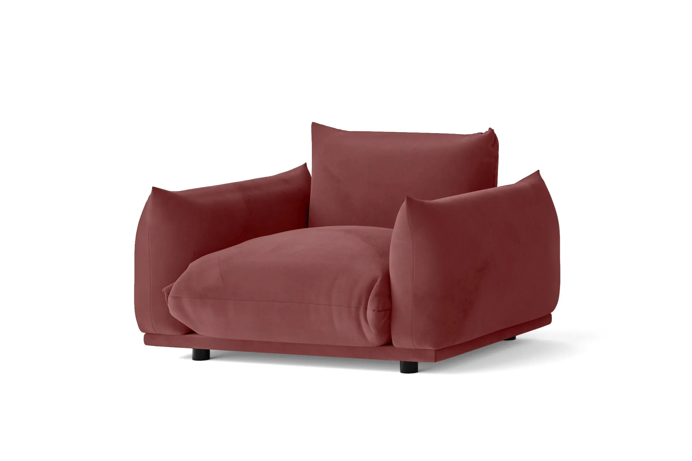 Minneapolis Armchair Pink Velvet