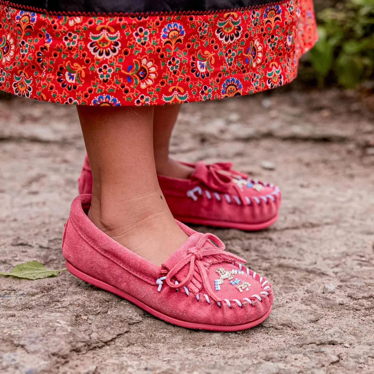 Minnetonka Childrens Thunderbird Animikii - Children's Moccasin