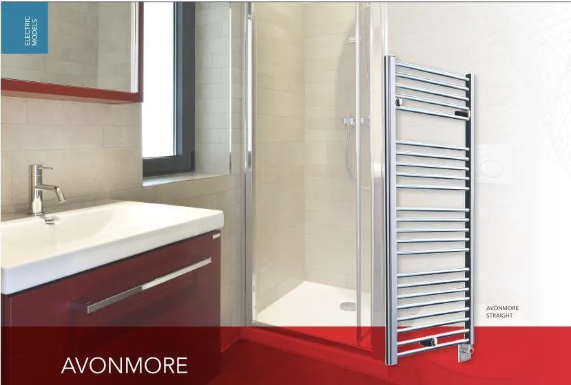 Myson Classic Comfort Avonmore Curved EECOC85 Hardwired Towel Warmer- 21"w x 39"h