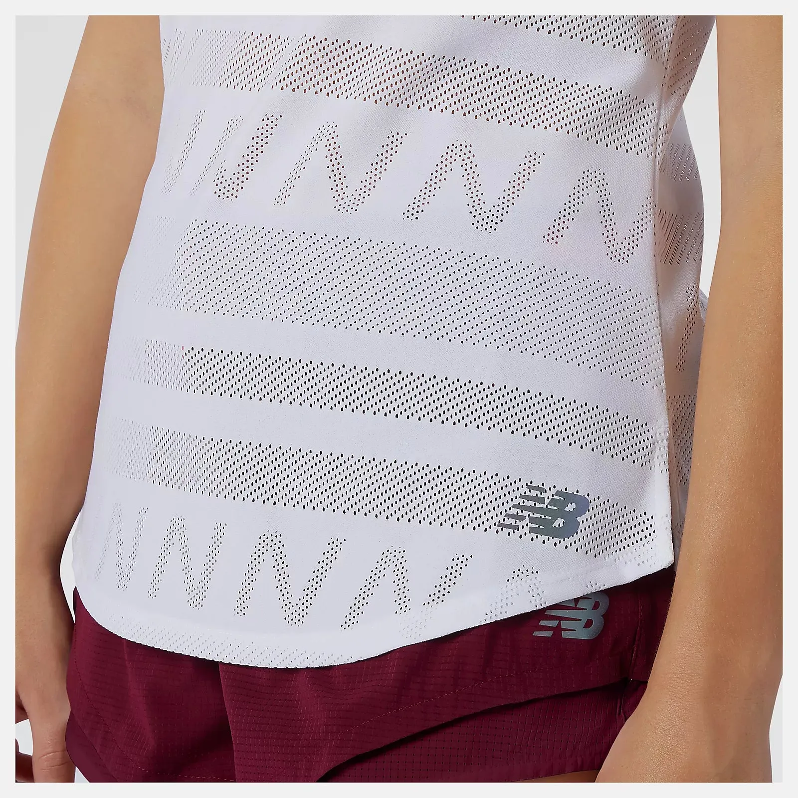 New Balance | Q Speed Jacquard Tank | Women's | White