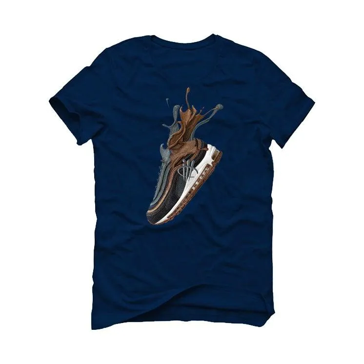 Nike  AIR MAX 97 SE 'CORK - OBSIDIAN' Navy Blue T-Shirt (SPLASH MAX)