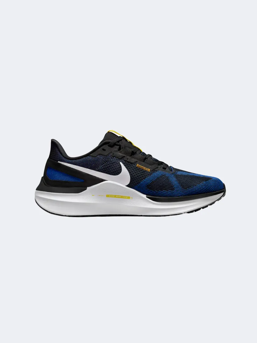 Nike Air Zoom Structure 25 Men Running Shoes Black/Blue/White