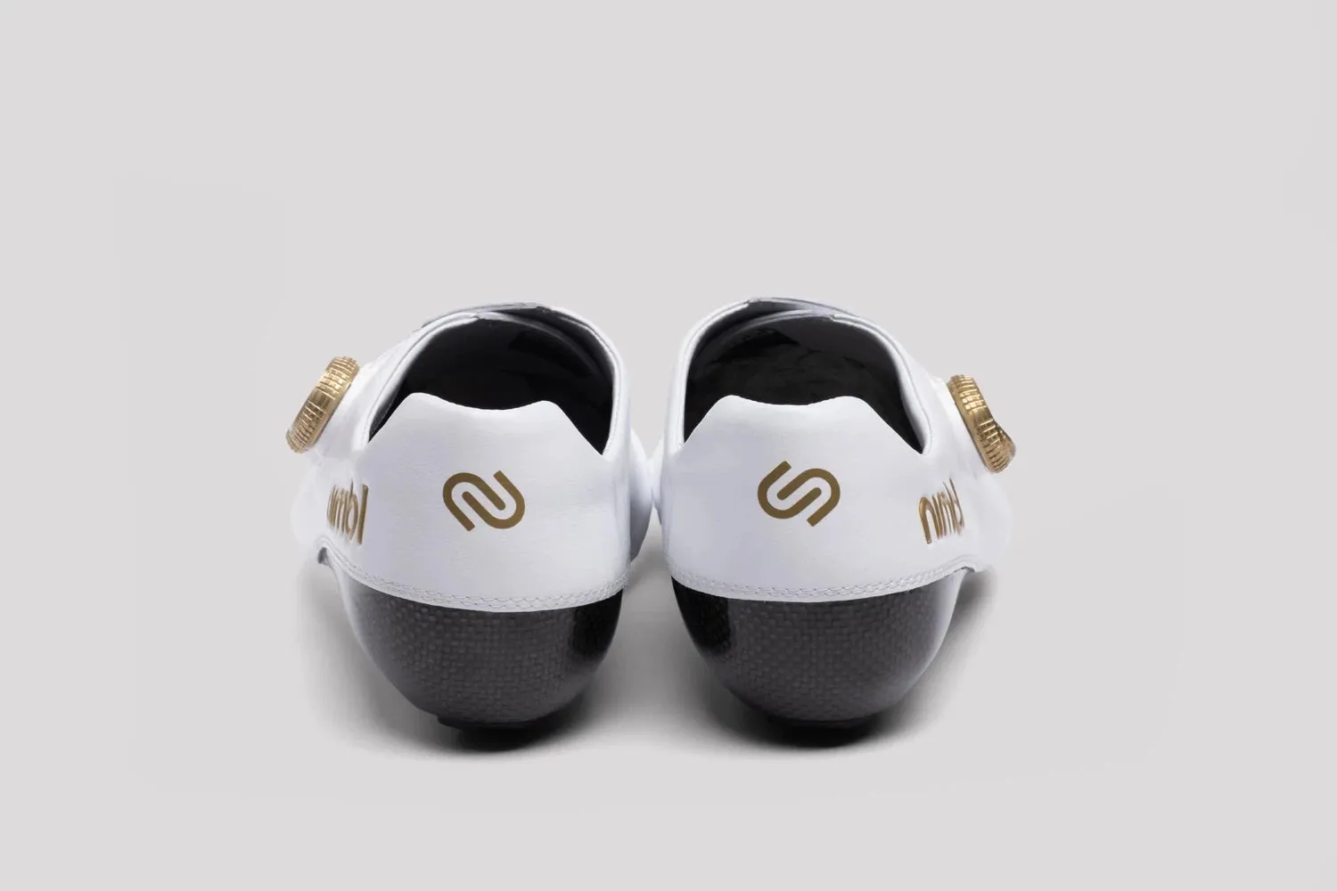 NIMBL Road Cycling Shoes Exceed Ultimate Glide - White/Gold