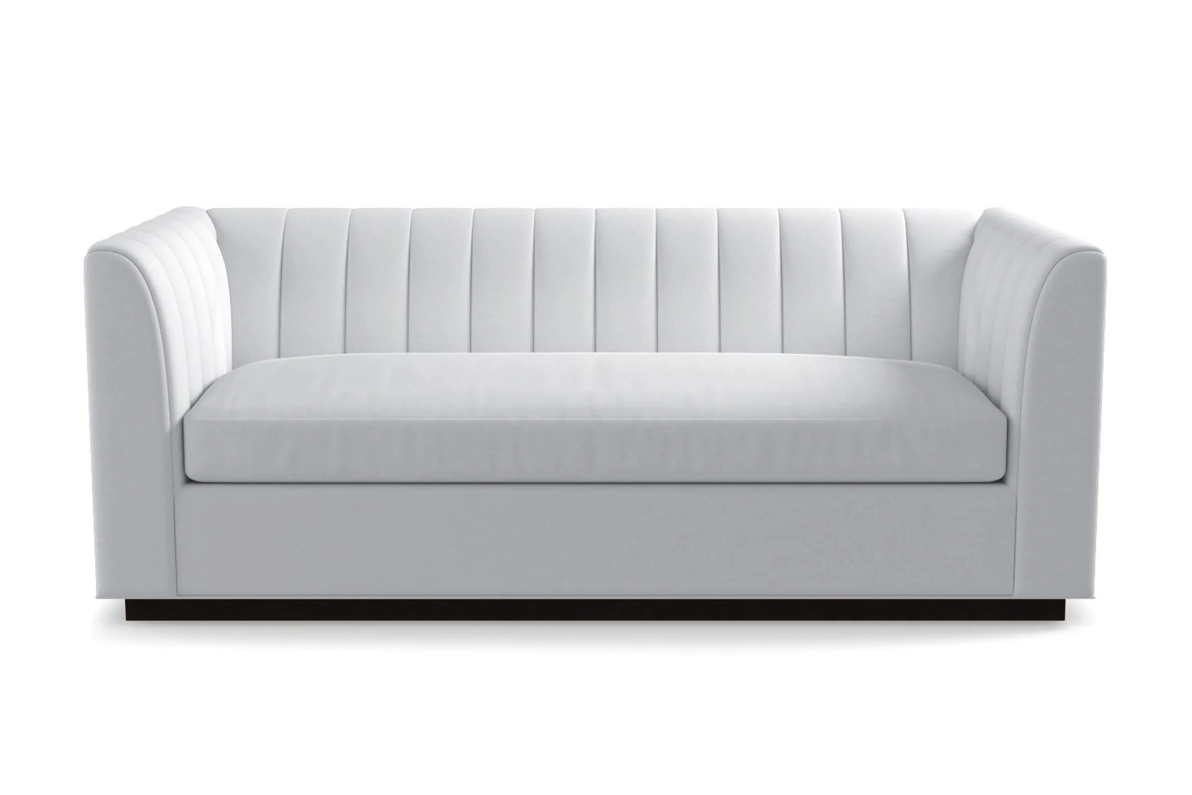 Nora Queen Size Sleeper Sofa Bed :: Leg Finish: Espresso / Sleeper Option: Deluxe Innerspring Mattress