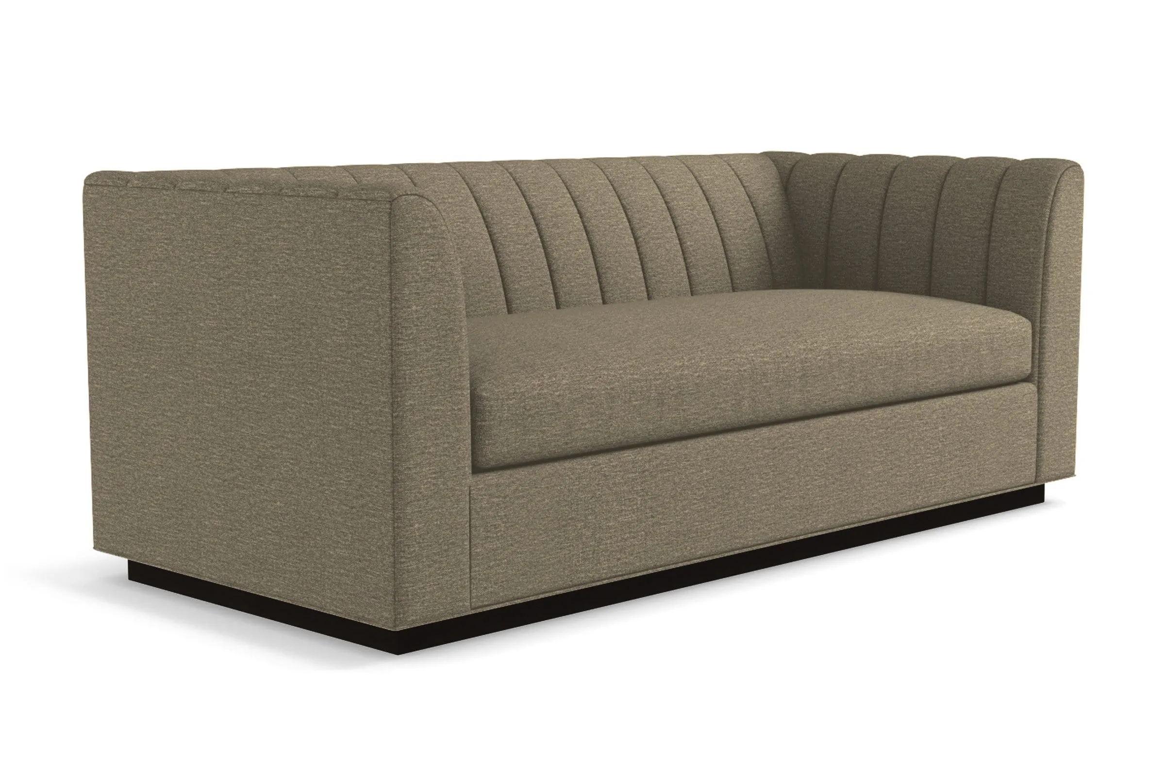 Nora Queen Size Sleeper Sofa Bed :: Leg Finish: Espresso / Sleeper Option: Deluxe Innerspring Mattress