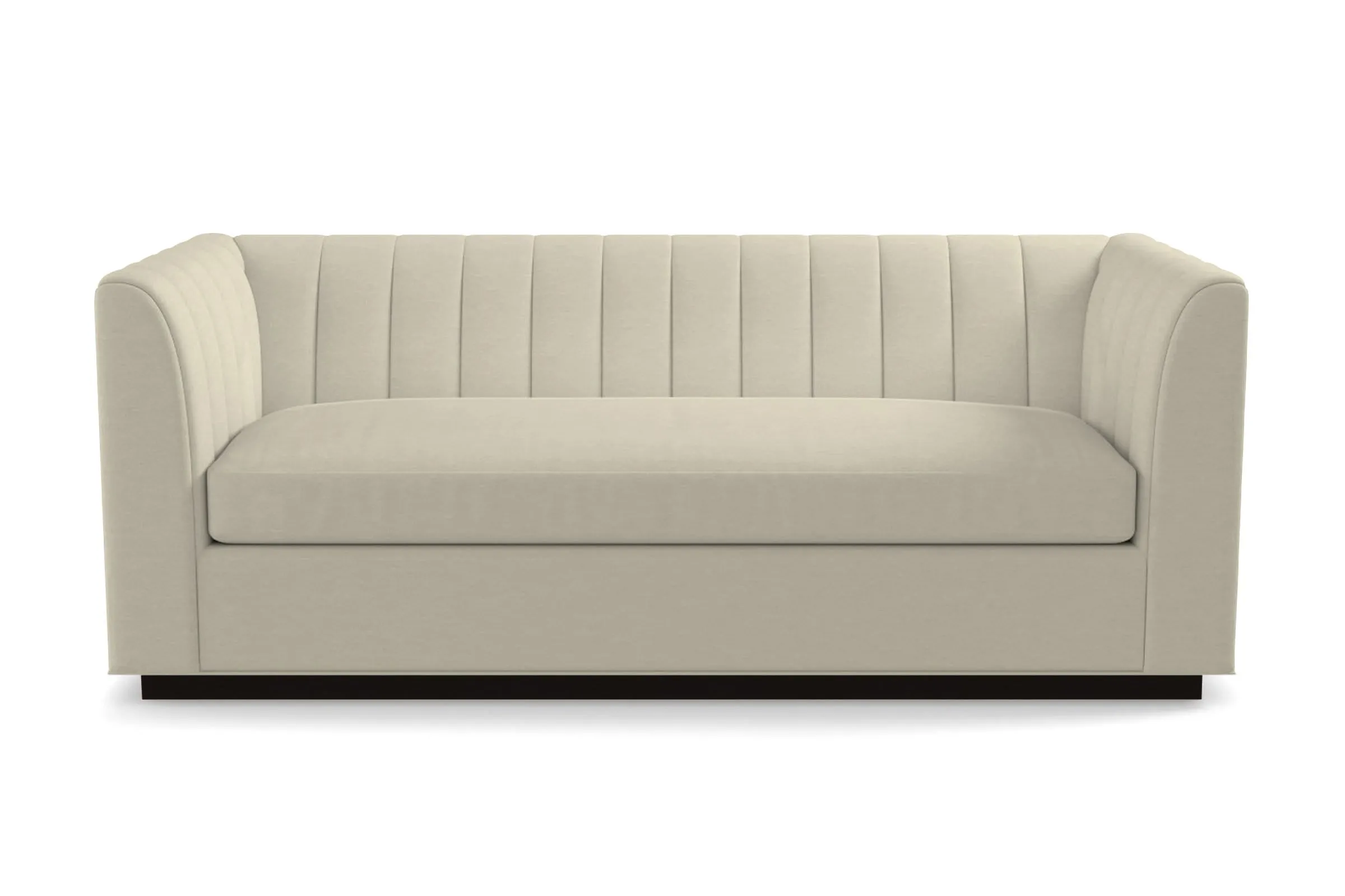 Nora Queen Size Sleeper Sofa Bed :: Leg Finish: Espresso / Sleeper Option: Deluxe Innerspring Mattress