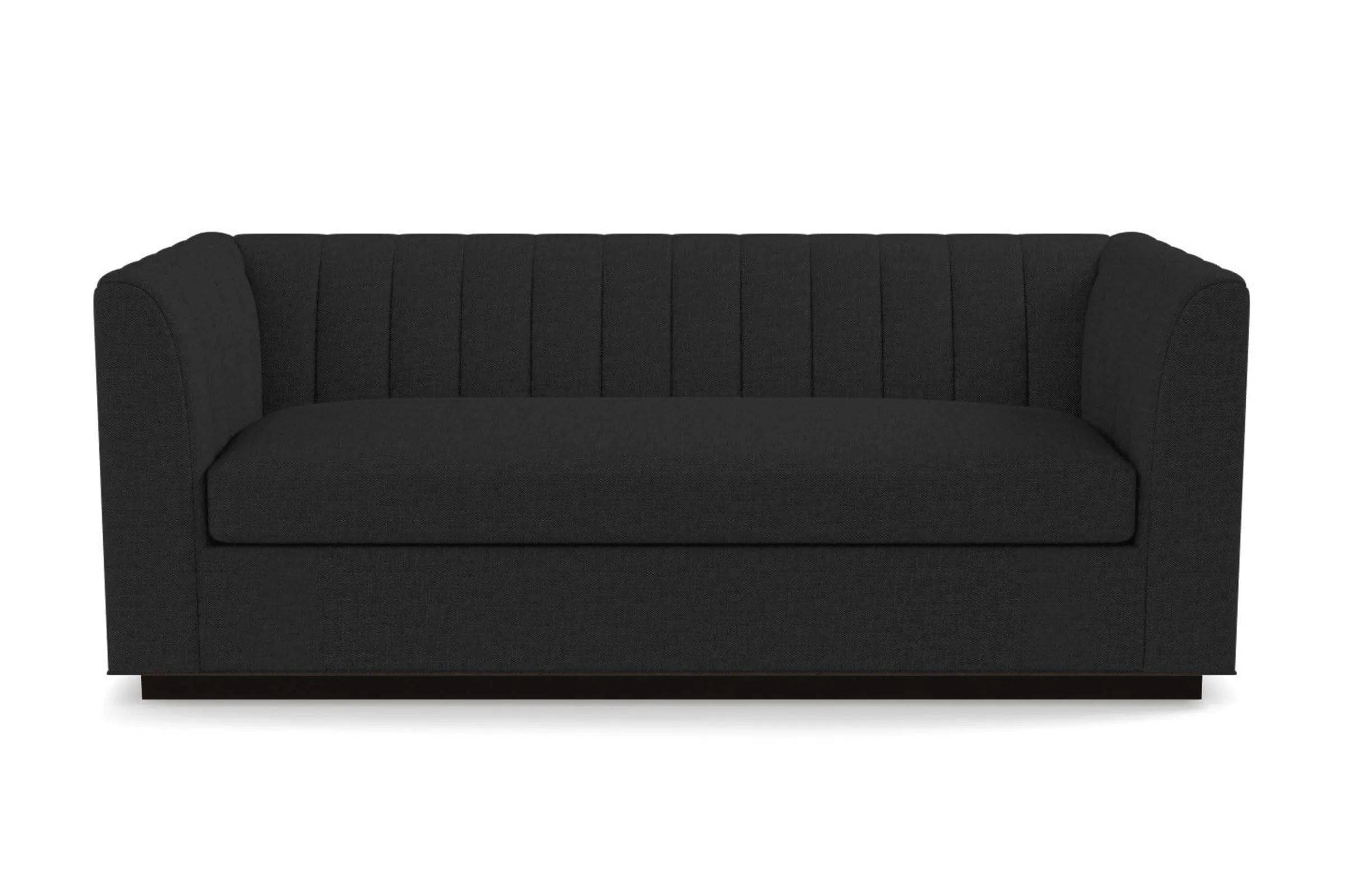 Nora Queen Size Sleeper Sofa Bed :: Leg Finish: Espresso / Sleeper Option: Deluxe Innerspring Mattress