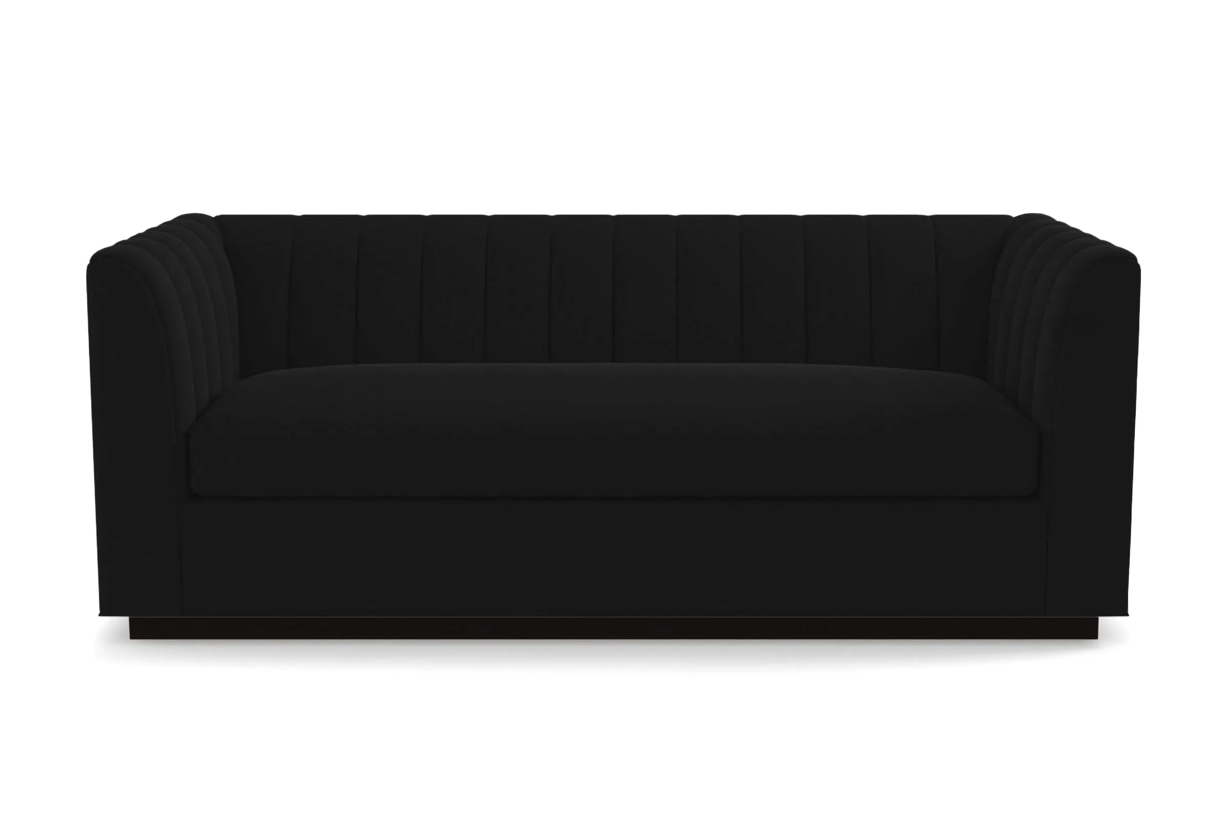 Nora Queen Size Sleeper Sofa Bed :: Leg Finish: Espresso / Sleeper Option: Deluxe Innerspring Mattress