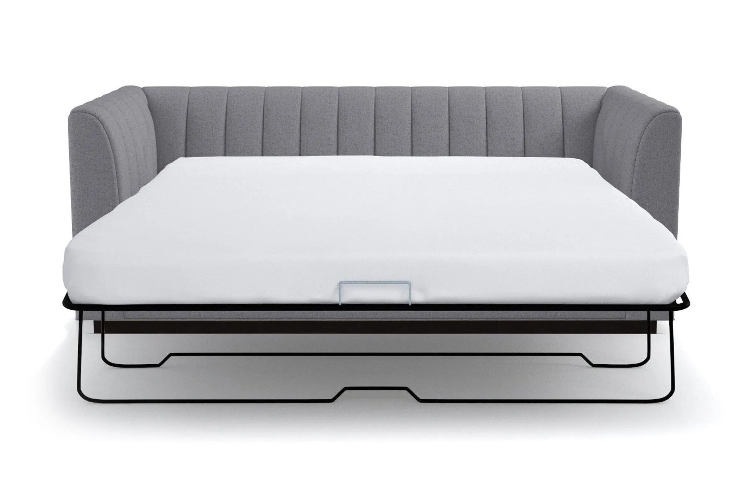 Nora Queen Size Sleeper Sofa Bed :: Leg Finish: Espresso / Sleeper Option: Deluxe Innerspring Mattress