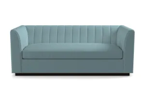 Nora Queen Size Sleeper Sofa Bed :: Leg Finish: Espresso / Sleeper Option: Memory Foam Mattress