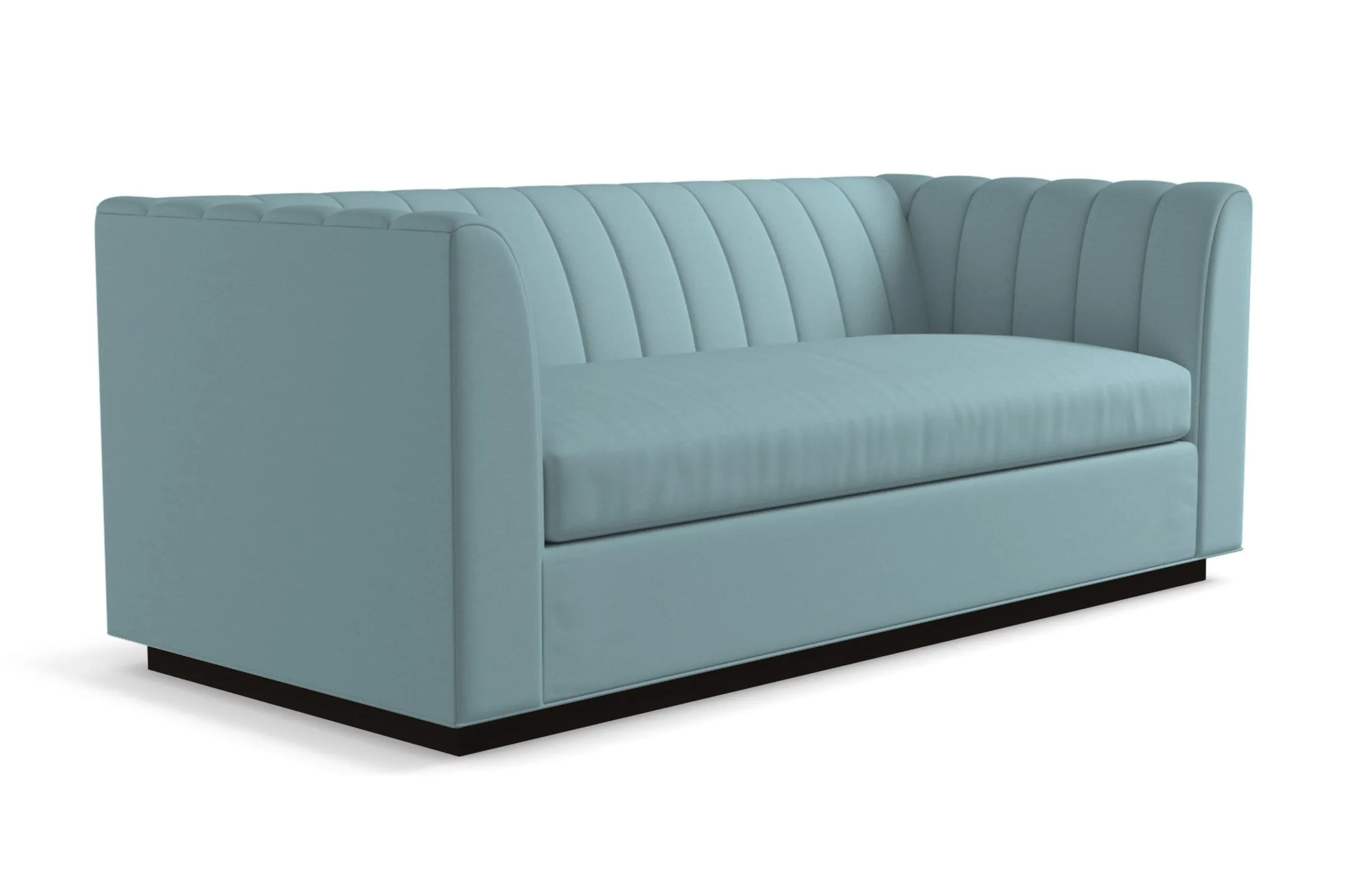 Nora Queen Size Sleeper Sofa Bed :: Leg Finish: Espresso / Sleeper Option: Memory Foam Mattress