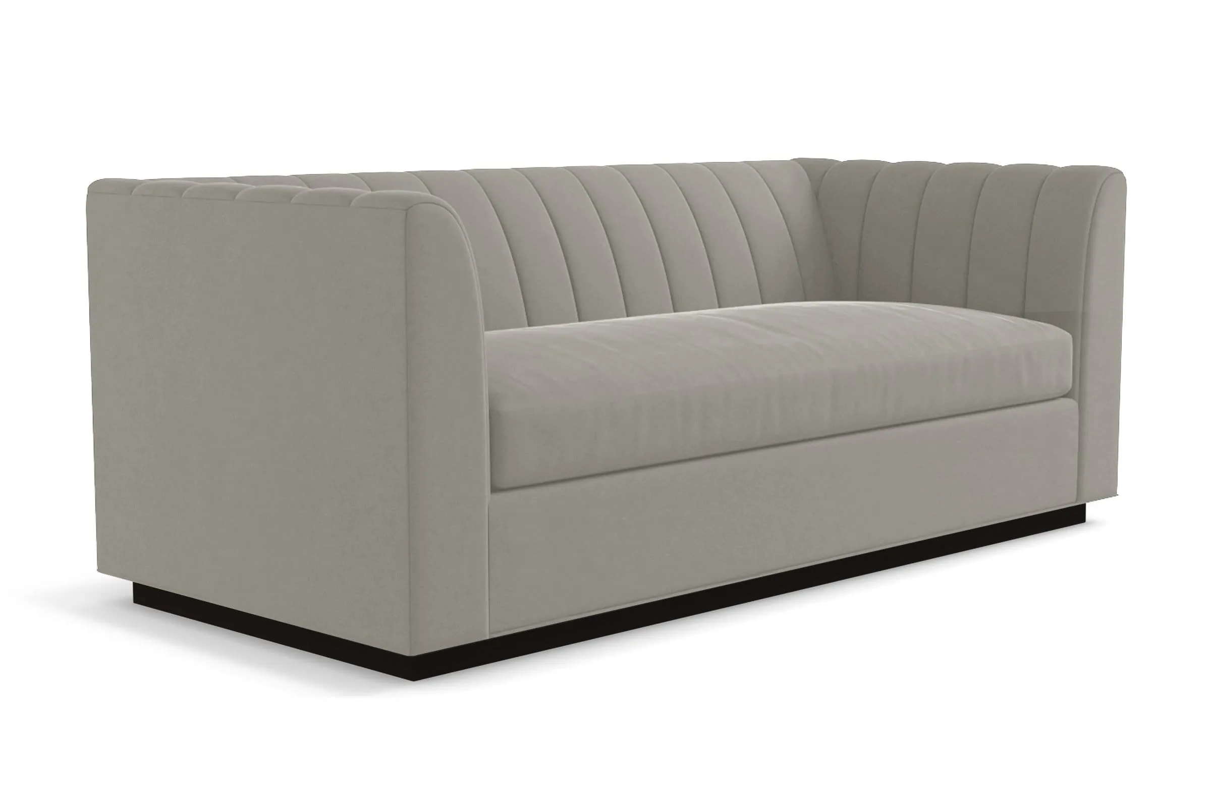 Nora Queen Size Sleeper Sofa Bed :: Leg Finish: Espresso / Sleeper Option: Memory Foam Mattress