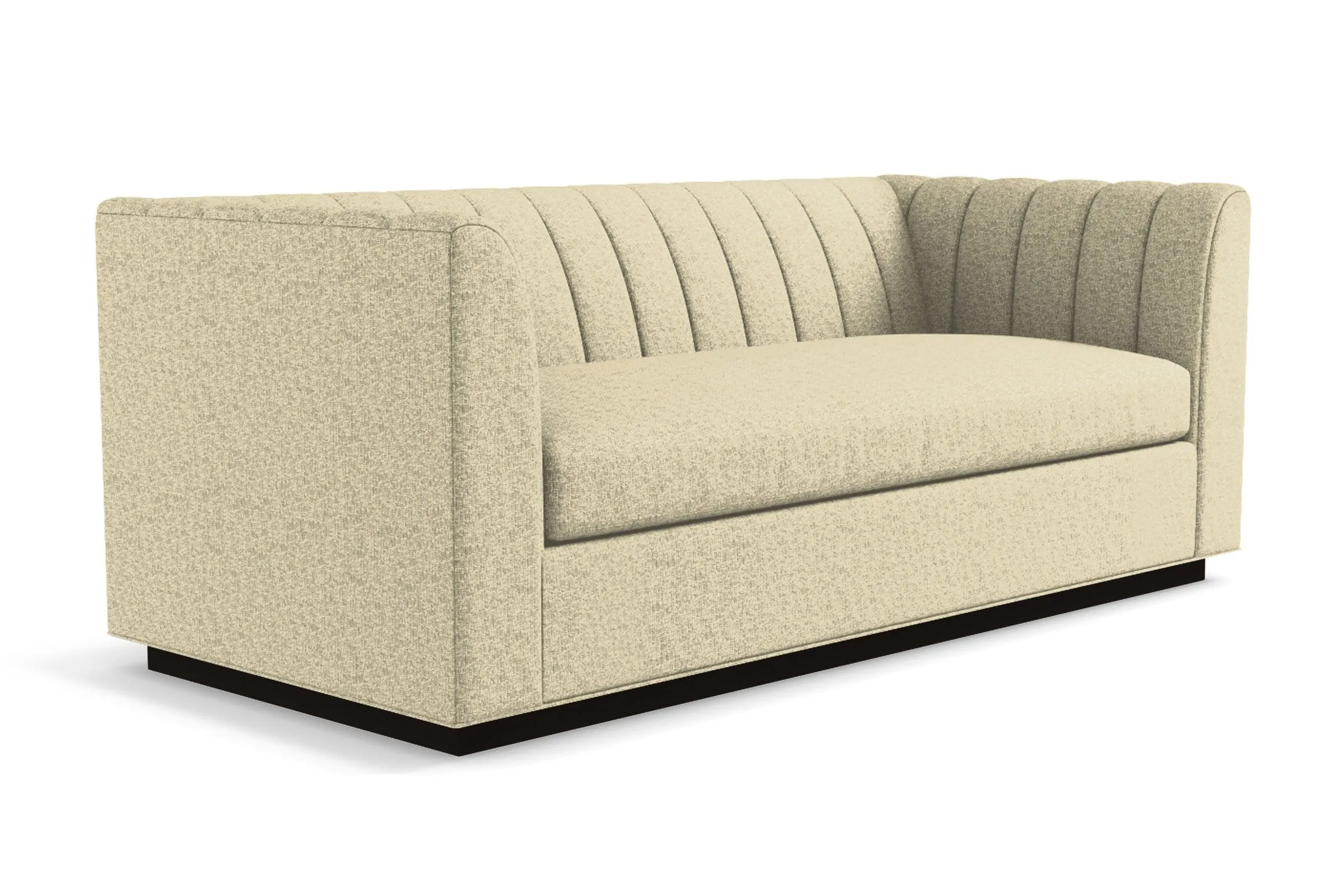 Nora Queen Size Sleeper Sofa Bed :: Leg Finish: Espresso / Sleeper Option: Memory Foam Mattress