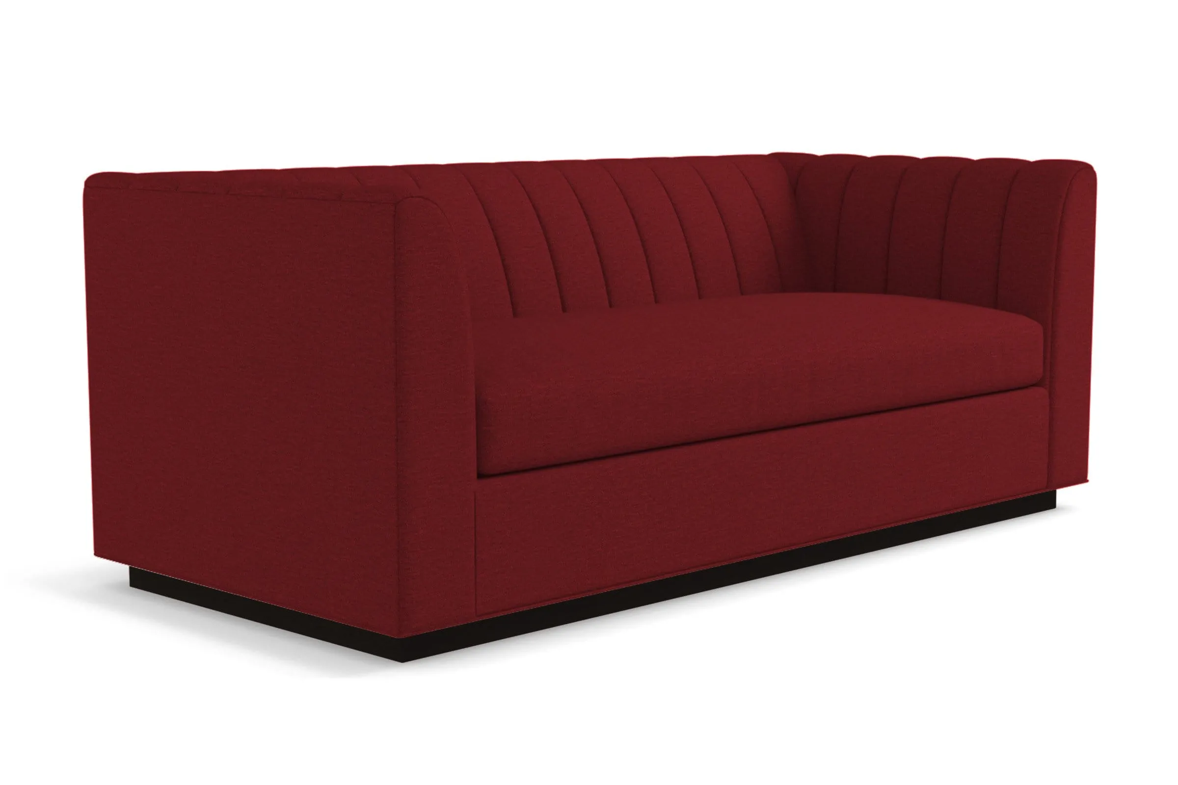 Nora Queen Size Sleeper Sofa Bed :: Leg Finish: Espresso / Sleeper Option: Memory Foam Mattress