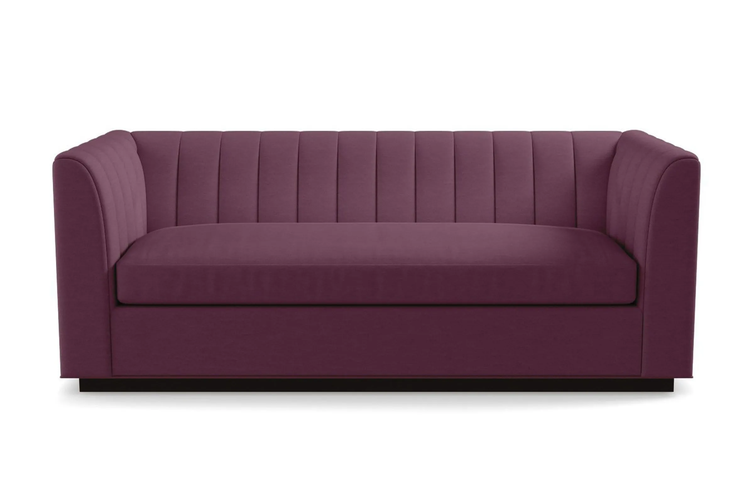 Nora Queen Size Sleeper Sofa Bed :: Leg Finish: Espresso / Sleeper Option: Memory Foam Mattress