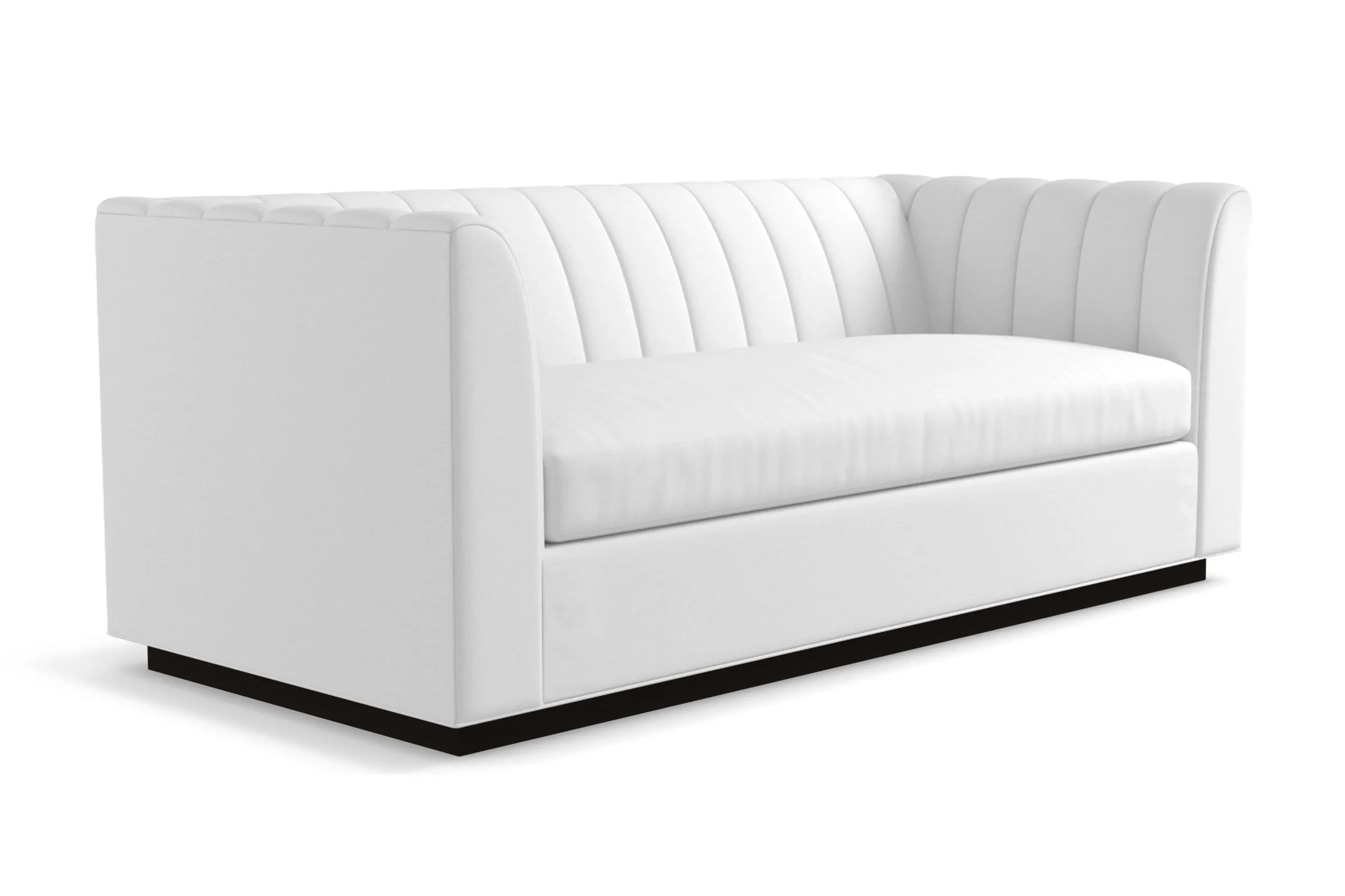 Nora Queen Size Sleeper Sofa Bed :: Leg Finish: Espresso / Sleeper Option: Memory Foam Mattress