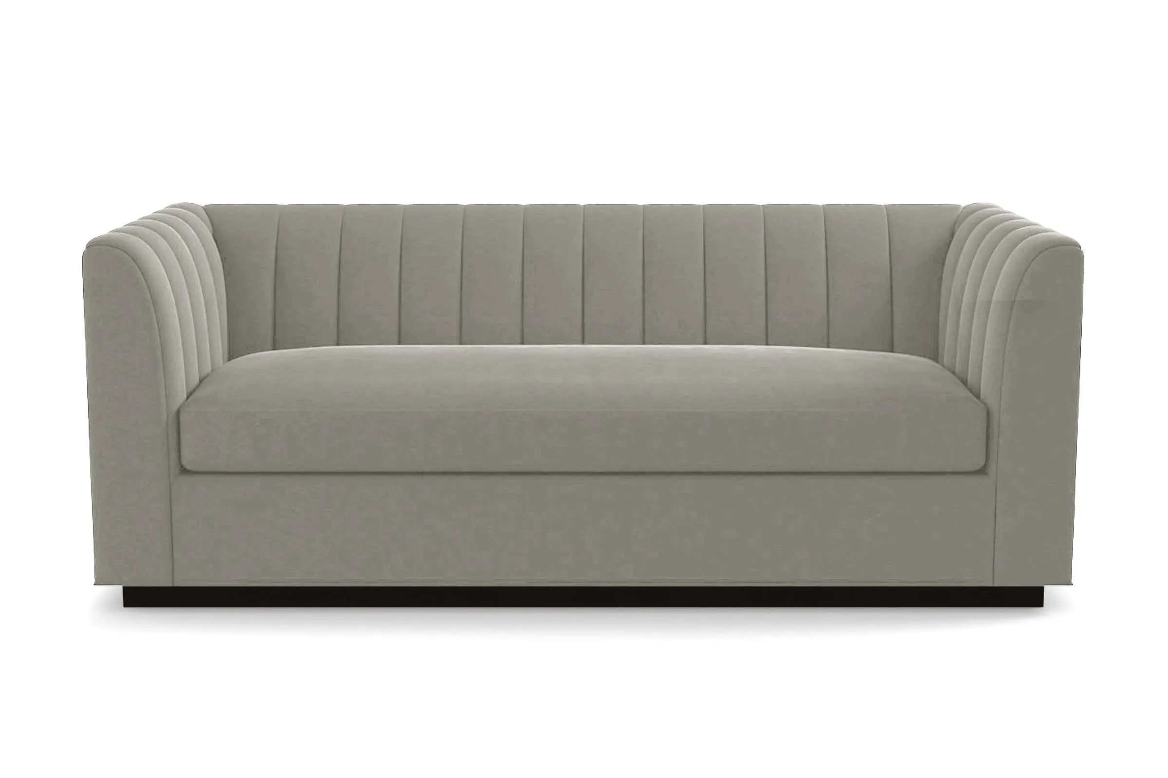 Nora Queen Size Sleeper Sofa Bed :: Leg Finish: Espresso / Sleeper Option: Memory Foam Mattress