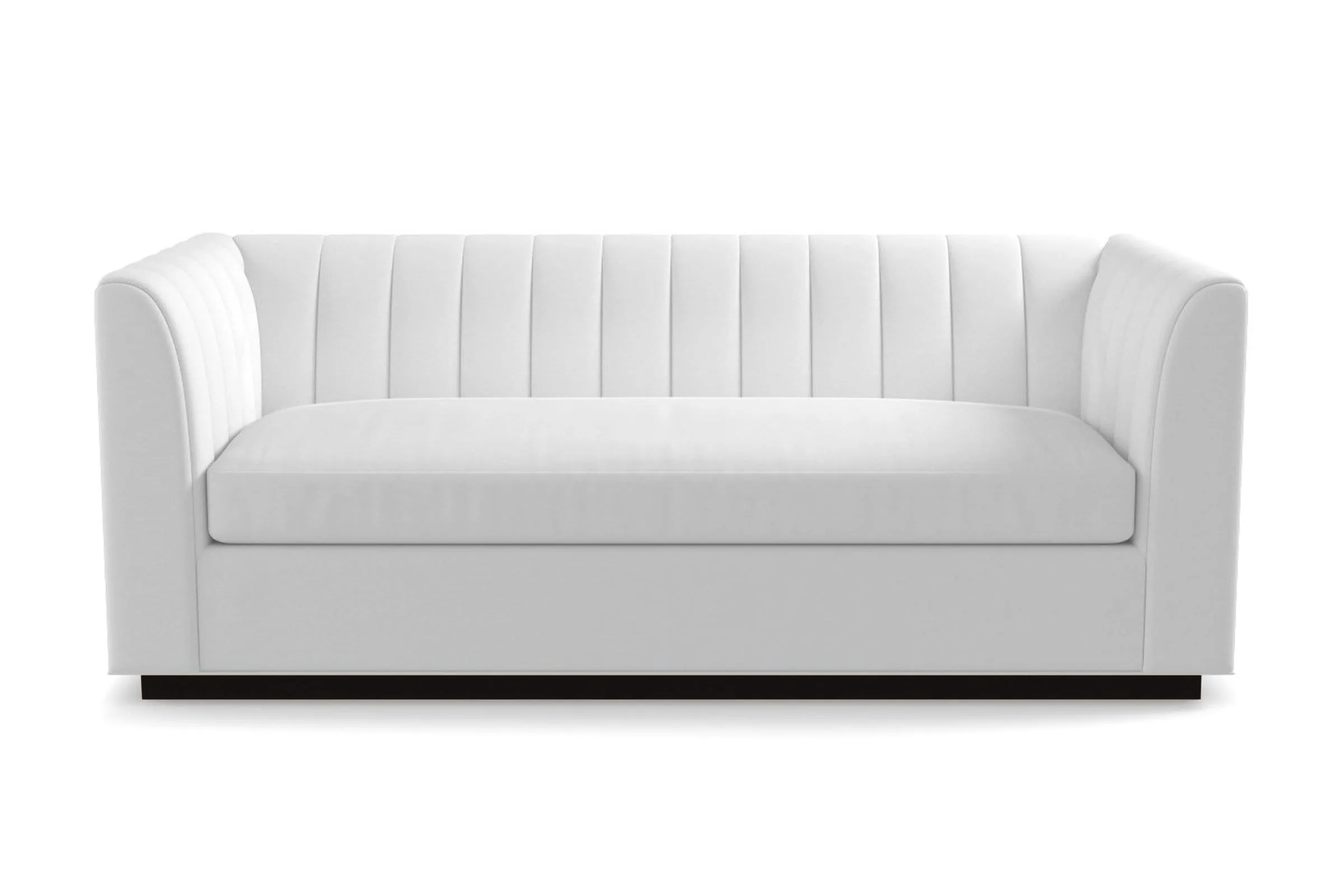 Nora Queen Size Sleeper Sofa Bed :: Leg Finish: Espresso / Sleeper Option: Memory Foam Mattress