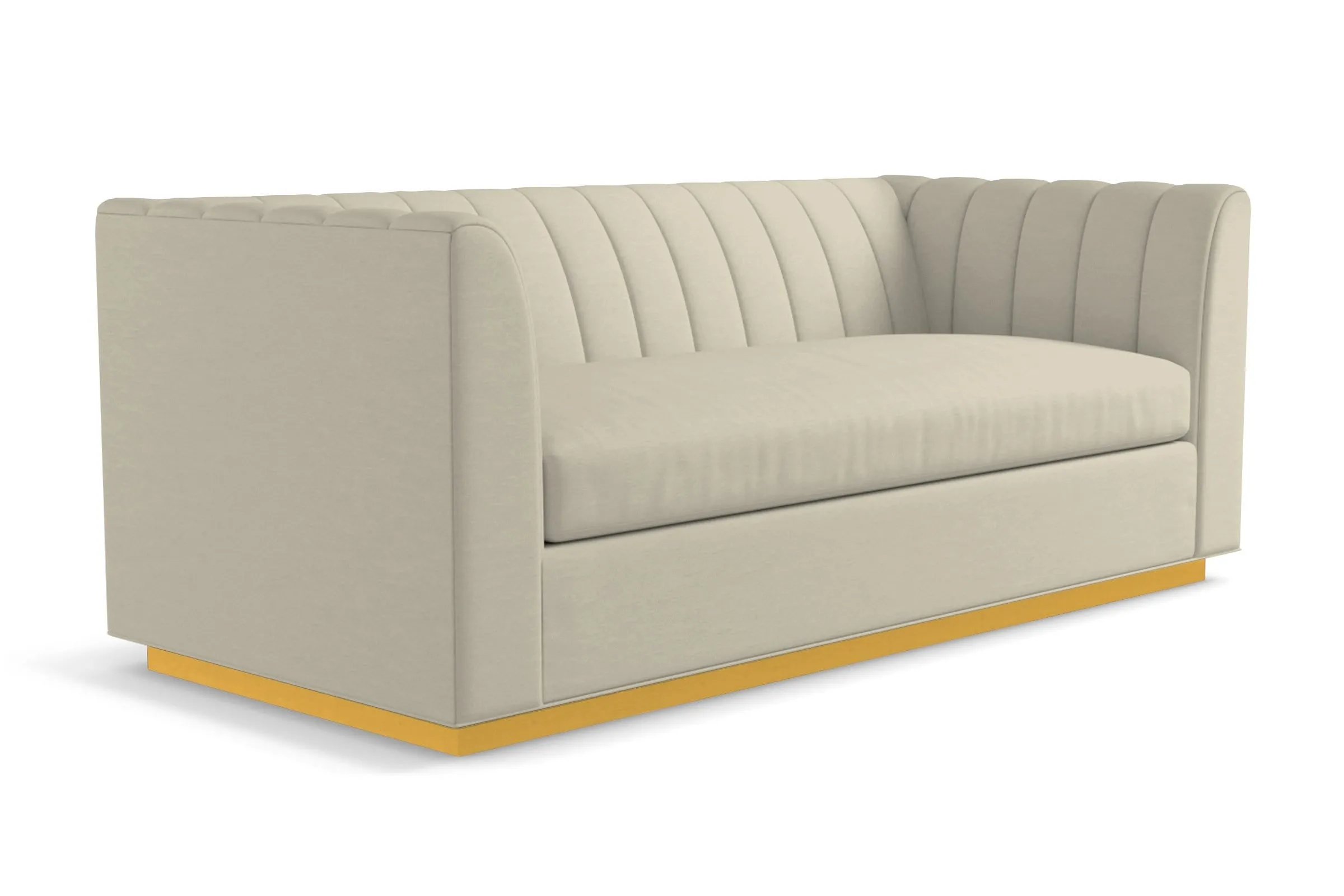 Nora Queen Size Sleeper Sofa Bed :: Leg Finish: Natural / Sleeper Option: Memory Foam Mattress