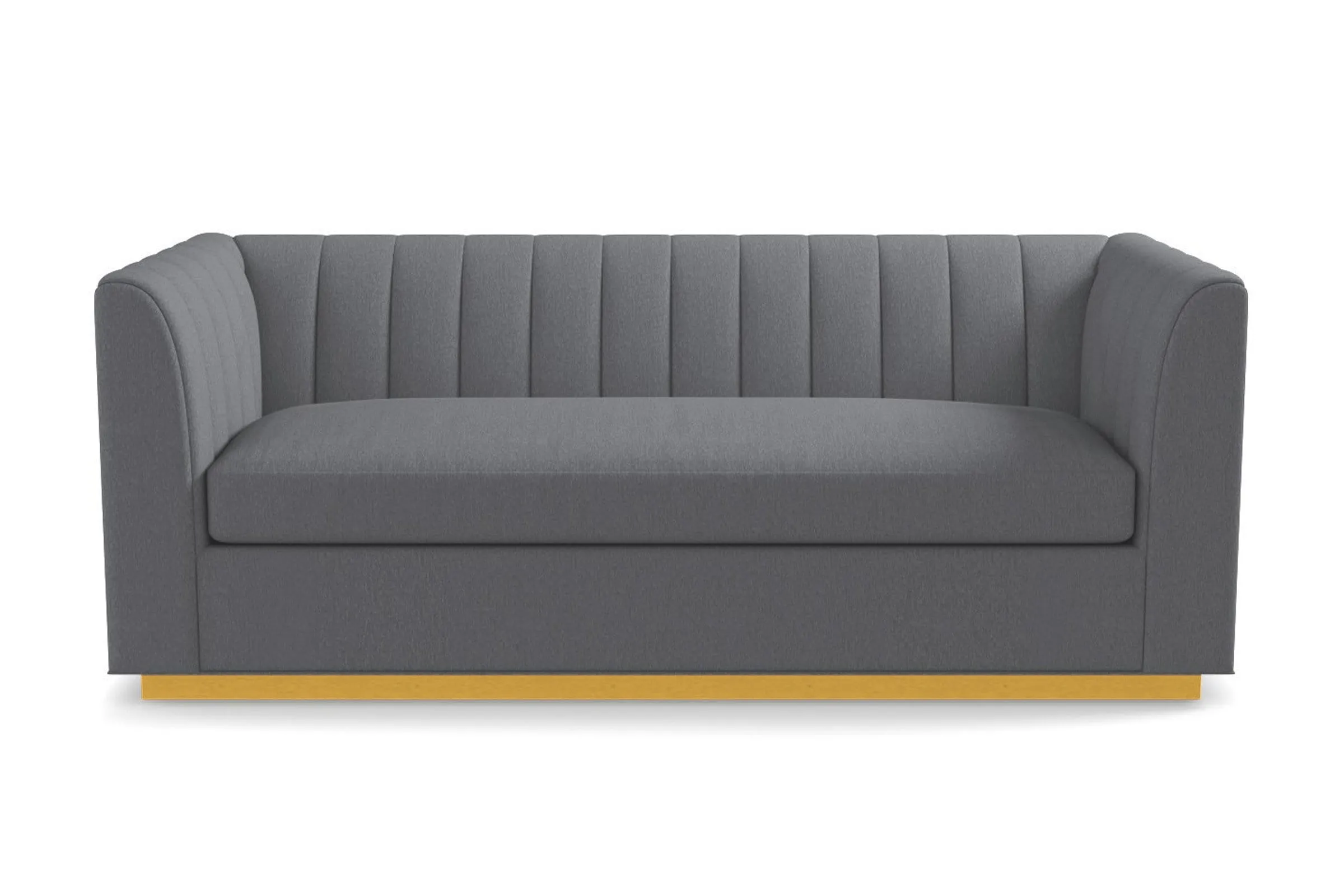 Nora Queen Size Sleeper Sofa Bed :: Leg Finish: Natural / Sleeper Option: Memory Foam Mattress