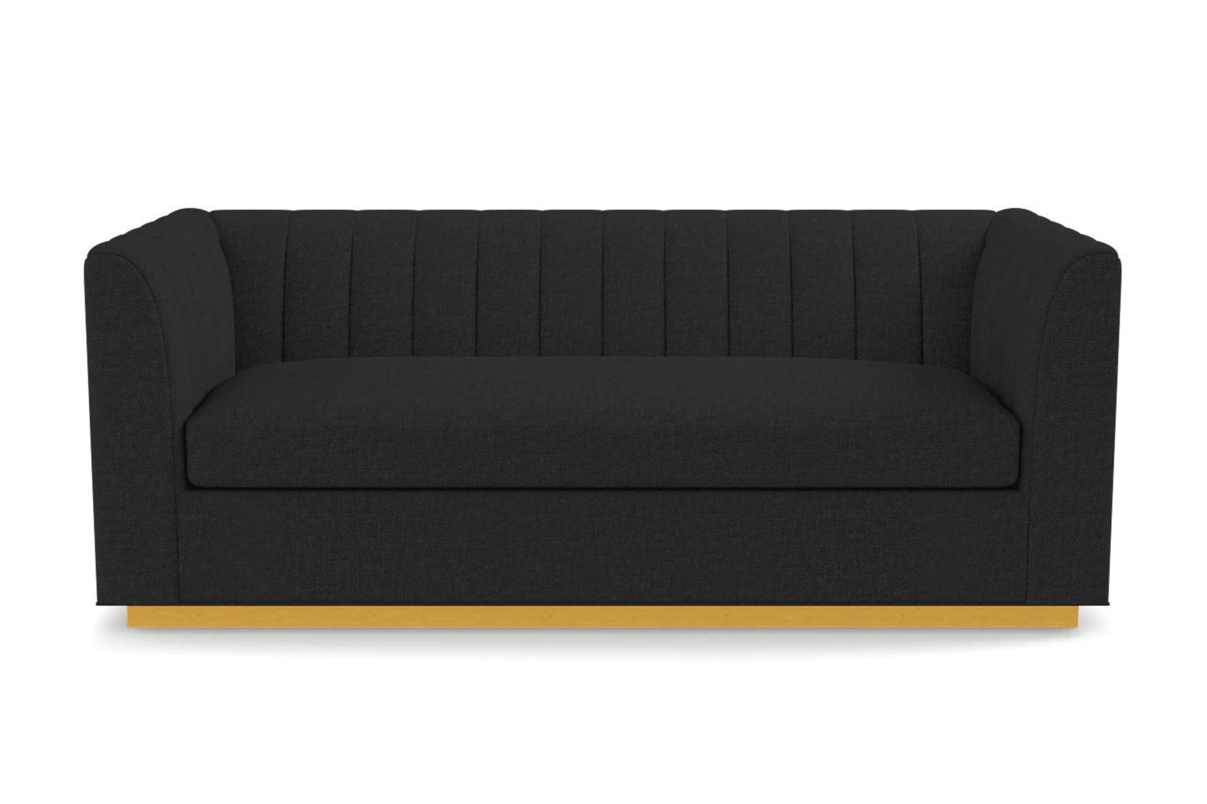 Nora Queen Size Sleeper Sofa Bed :: Leg Finish: Natural / Sleeper Option: Memory Foam Mattress