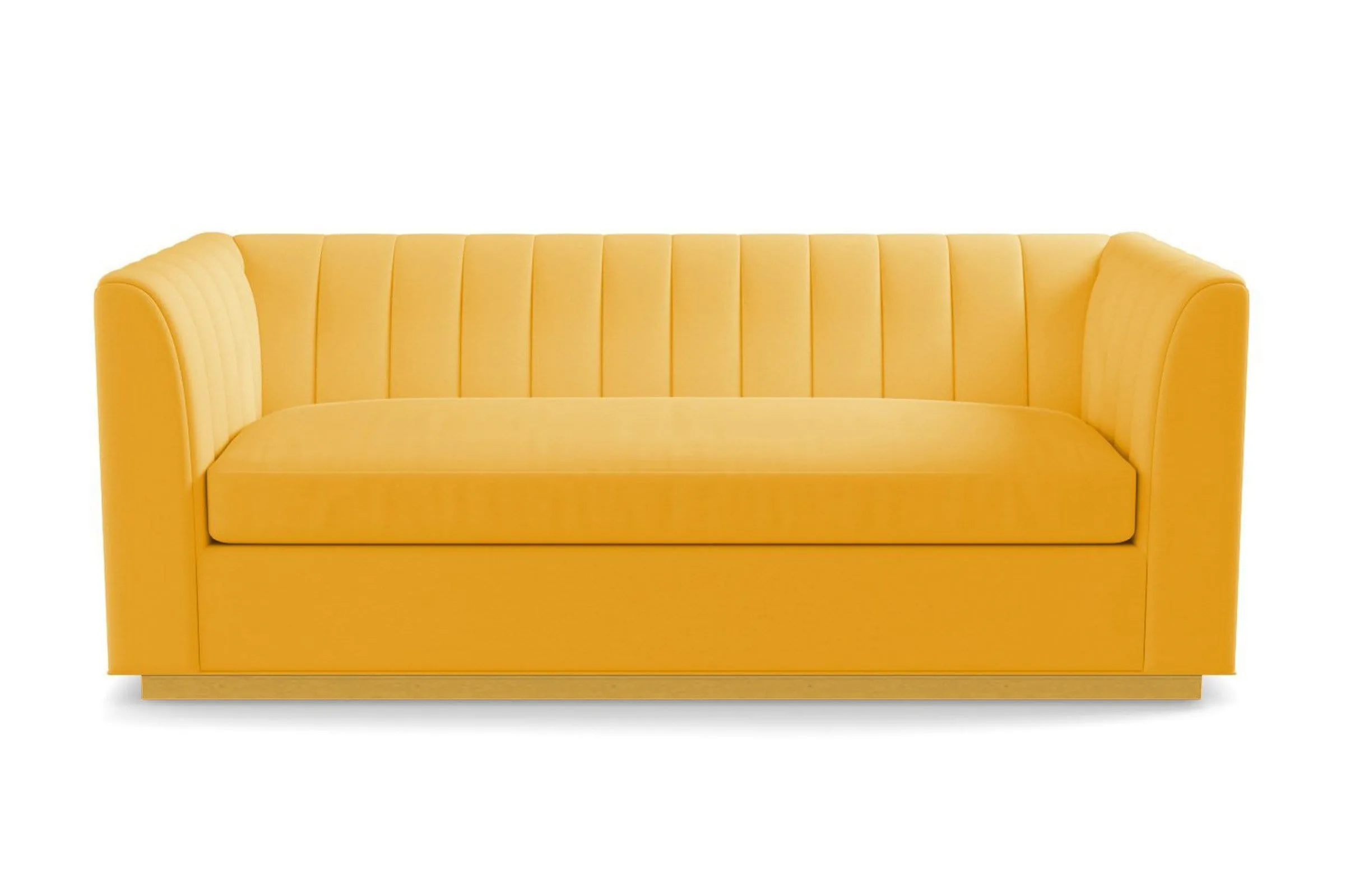 Nora Queen Size Sleeper Sofa Bed :: Leg Finish: Natural / Sleeper Option: Memory Foam Mattress